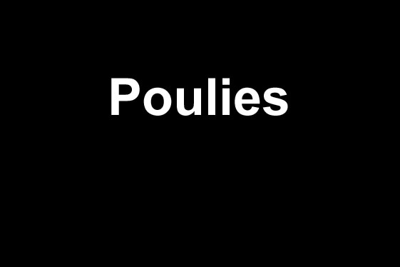 Poulies